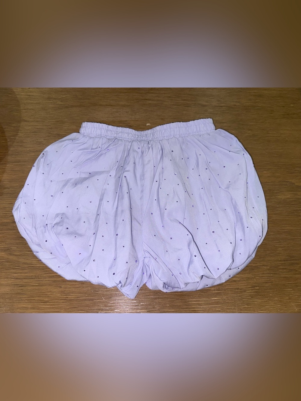 Girl’s Lola + The Boys Lilac Sparkle Bubble Skort Sz 6